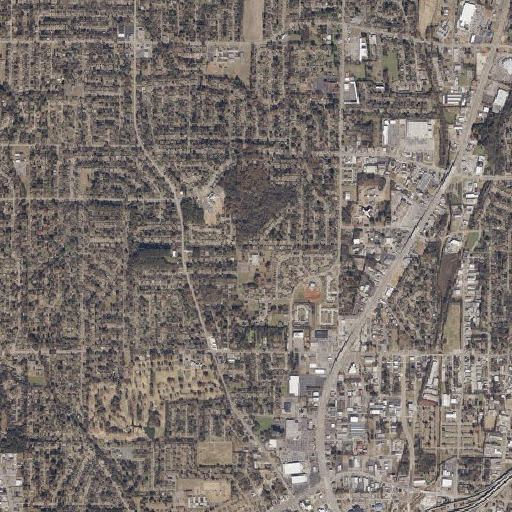 Aerial imagery of Montview Elementary School, AL