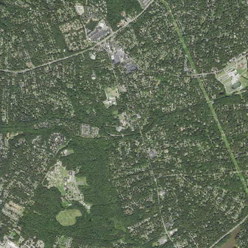 Aerial imagery of Norman Hall School, VA