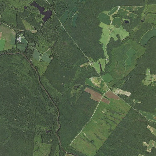 Aerial imagery of Oven Branch, VA