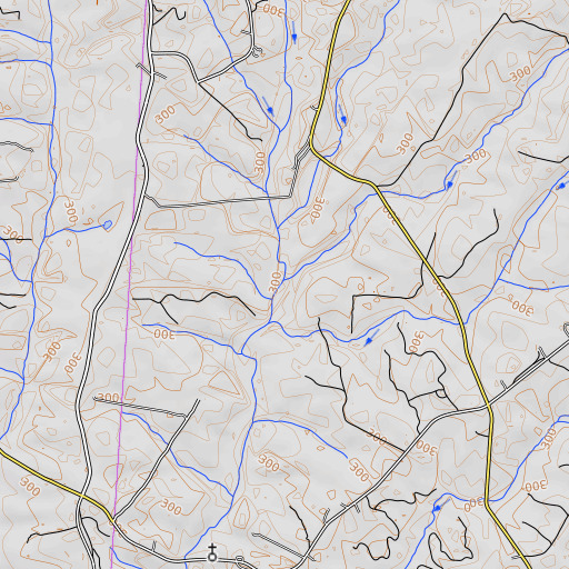 OpenTopoMap map of Pole Creek, VA