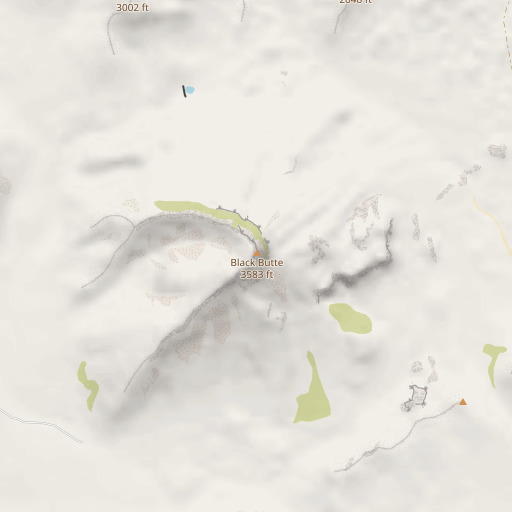 OpenStreetMap map of Black Butte, AZ