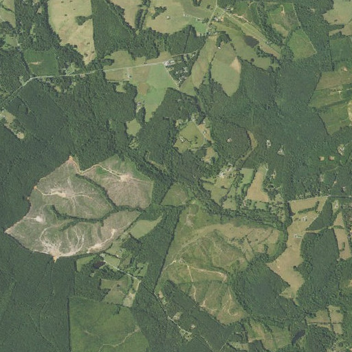 Aerial imagery of Rough Creek, VA