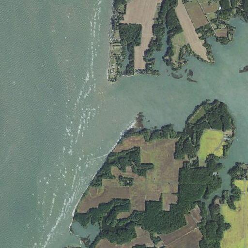 Aerial imagery of Shooting Point, VA