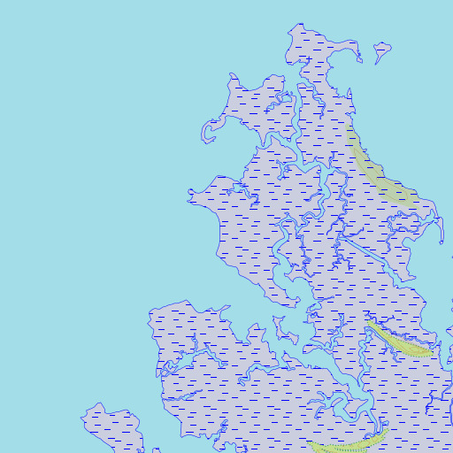 OpenTopoMap map of Simpson Bend, VA