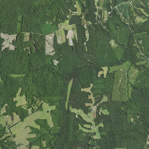 Aerial imagery of Vaughns Creek, VA