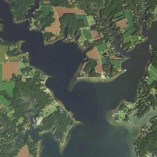 Aerial imagery of West Point, VA