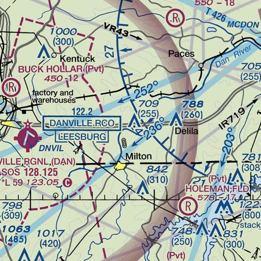 FAA VFR chart of Wolfe Creek, VA