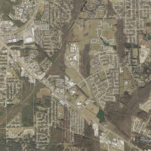 Aerial imagery of Brewbaker Elementary School, AL