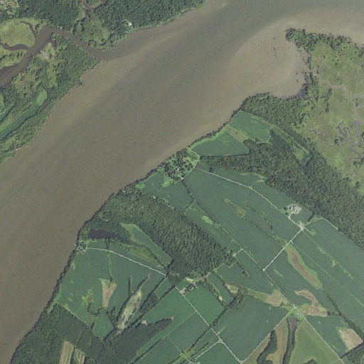 Aerial imagery of Upper Brandon, VA