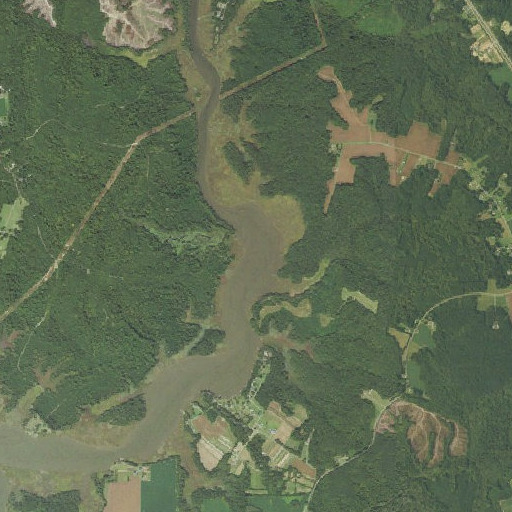 Aerial imagery of Booker Bar, VA