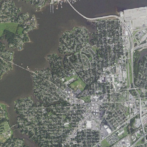 Aerial imagery of Hunt - Mapp Middle School, VA