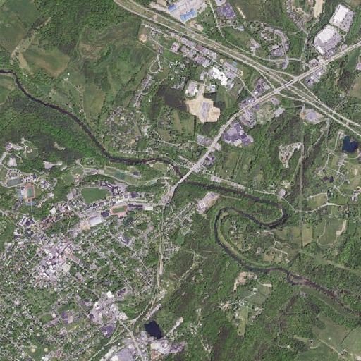 Aerial imagery of Woods Creek, VA