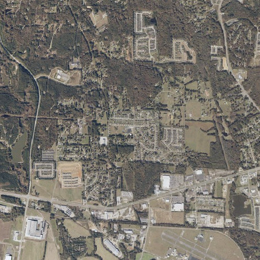 Aerial imagery of Flatwoods Elementary School, AL
