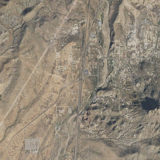 Aerial imagery of New River Interchange, AZ