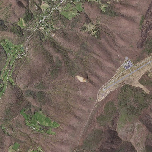 Aerial imagery of Big Ridge, VA