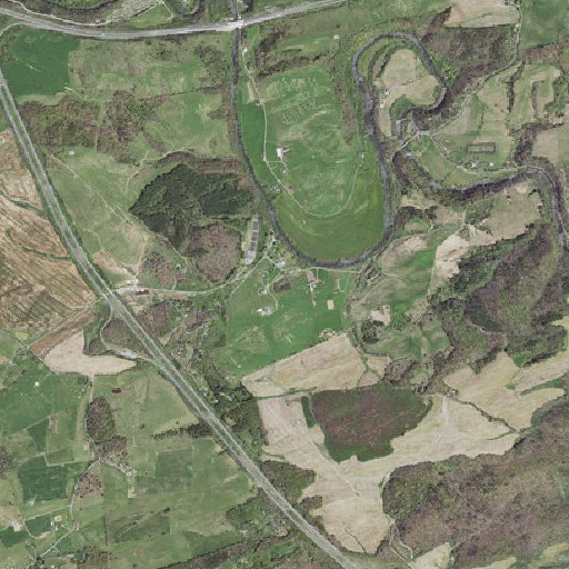 Aerial imagery of Boiling Spring, VA