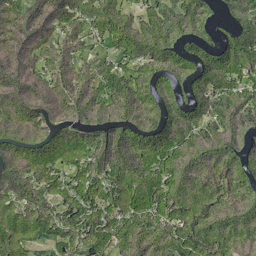 Aerial imagery of Doeface Branch, VA