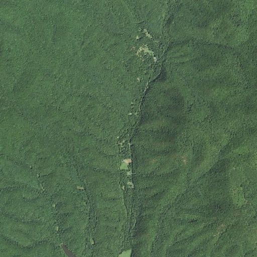 Aerial imagery of Double Lick, VA