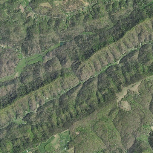 Aerial imagery of Drakes Gap, VA