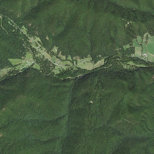 Aerial imagery of Gate Run, VA