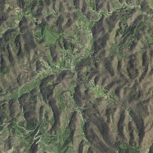Aerial imagery of Rat Creek, VA