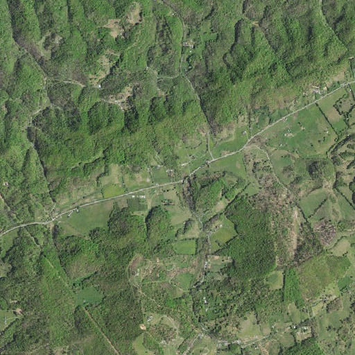Aerial imagery of Rattle Creek, VA