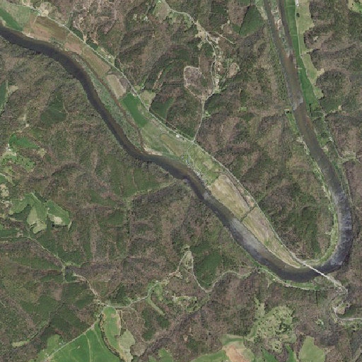 Aerial imagery of Redman Branch, VA