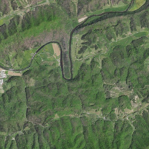 Aerial imagery of Smith Creek, VA