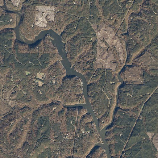 Aerial imagery of Williams Camp, AL