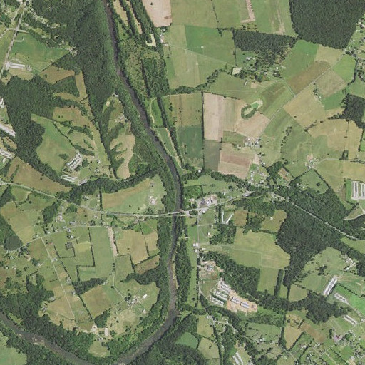 Aerial imagery of Stony Run, VA