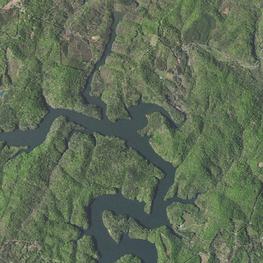 Aerial imagery of Nicholas Creek, VA