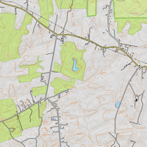 OpenTopoMap map of Whittington Dam, VA