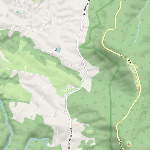 OpenStreetMap map of Sullivans Dam, VA