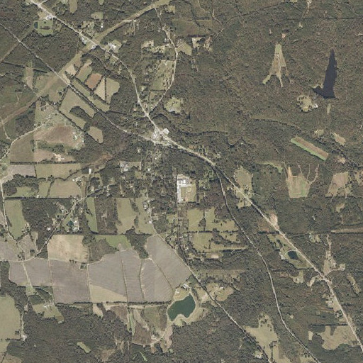 Aerial imagery of Verbena High School, AL