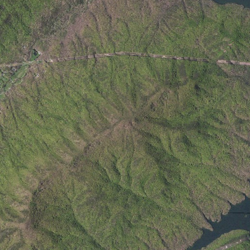 Aerial imagery of Brushy Mountain, VA