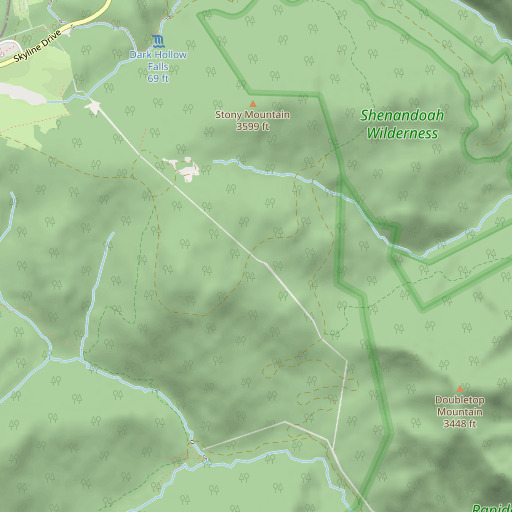 OpenStreetMap map of Community School (historical), VA