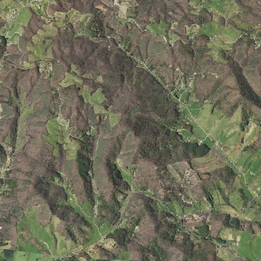 Aerial imagery of Blackburn Knob, VA