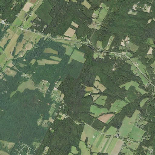 Aerial imagery of Chine Spring Knob, VA