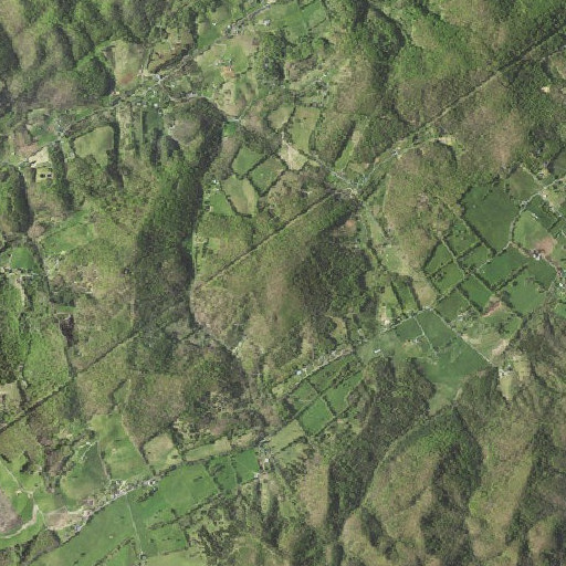 Aerial imagery of Hall Knob, VA