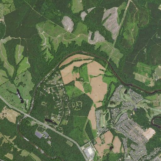 Aerial imagery of Enchanted Castle, VA