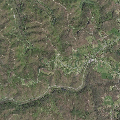 Aerial imagery of Marshall School (historical), VA