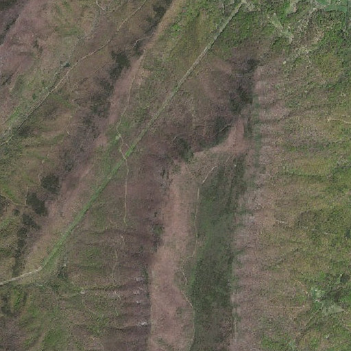Aerial imagery of Camp Mountain, VA