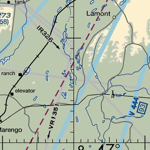 FAA VFR chart of Dragoon Spring, WA