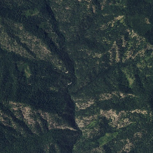 Aerial imagery of Dry Creek, WA