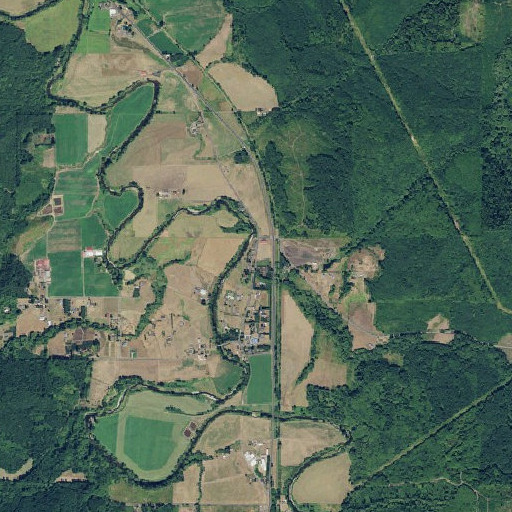 Aerial imagery of Green Creek, WA