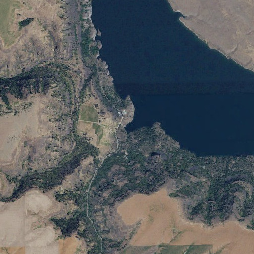Aerial imagery of Jump Canyon, WA