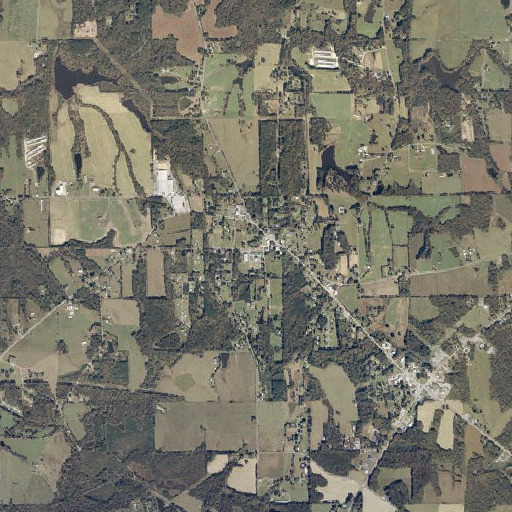Aerial imagery of Henagar Junior High School, AL