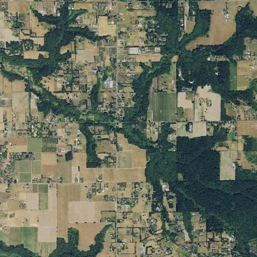 Aerial imagery of Packard Creek, WA