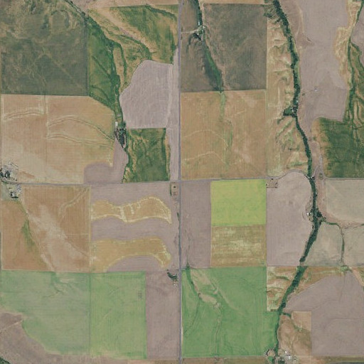 Aerial imagery of Pataha Flat, WA