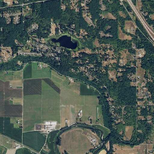 Aerial imagery of Prestliens Bluff, WA